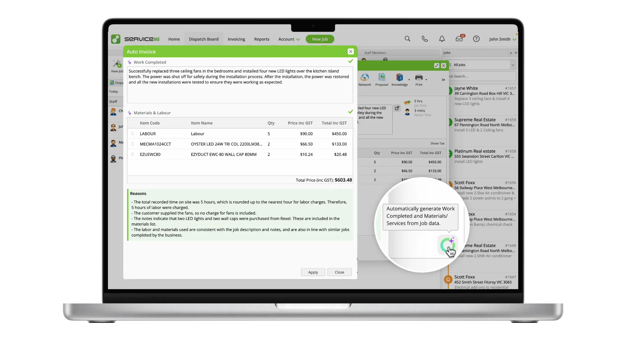 ServiceM8's Auto-Quote and Invoice feature now available in the mobile app